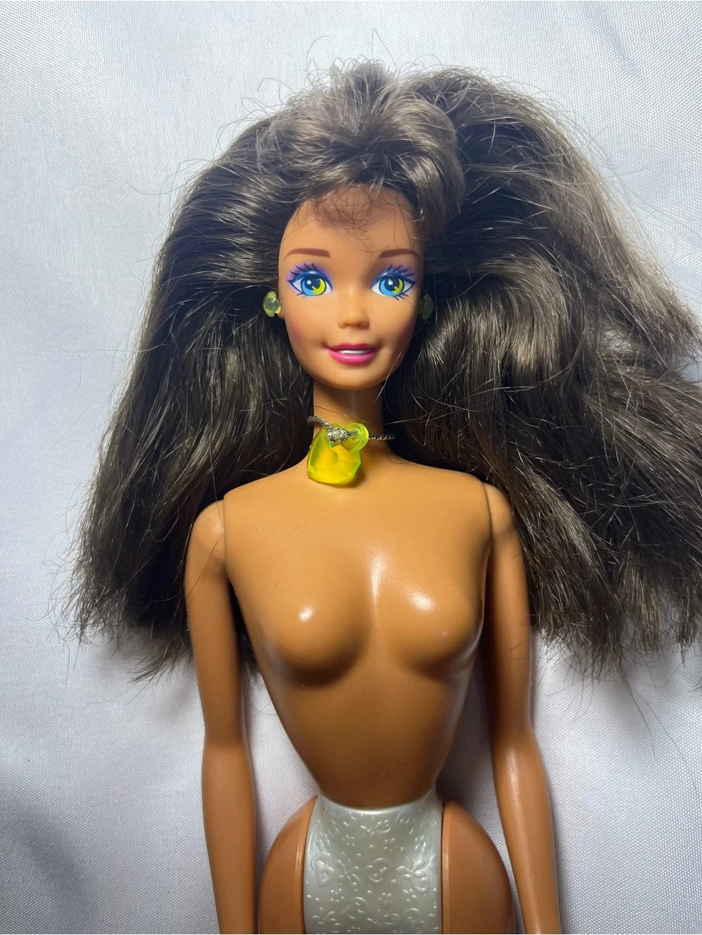 Mattel 1997 Sweetheart Barbie Doll Nude Green Jewelry Earrings Necklace Vintage